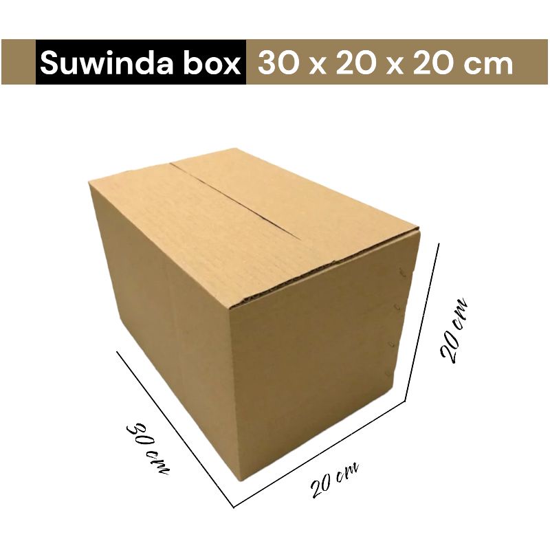 

Kardus karton uk. 30x20x20 cm Kotak Box ST untuk packing Souvenir -dll