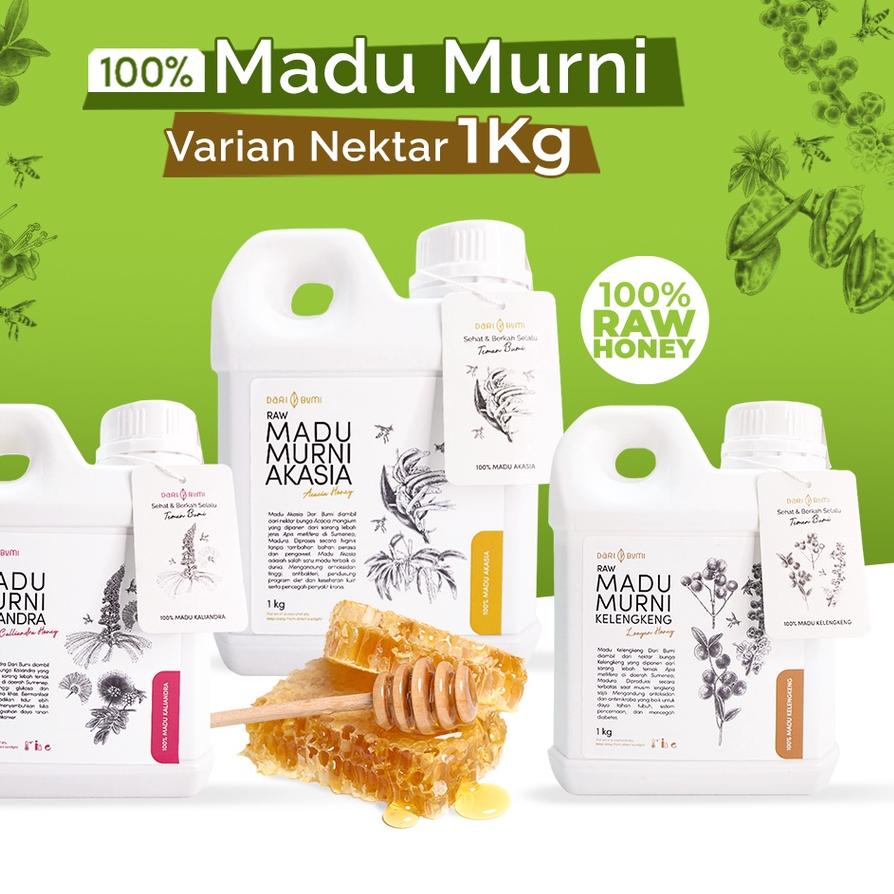 

☋ Murni 1kg Asli Dari Bumi Varian Nektar 100% Raw Honey ➪