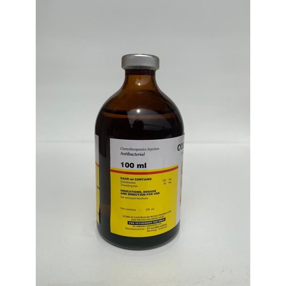 Colibact injeksi 50 ml dan 100 ml - Obat Mencret Sapi - Obat Diare Sapi Kambing Domba - Obat Antibio