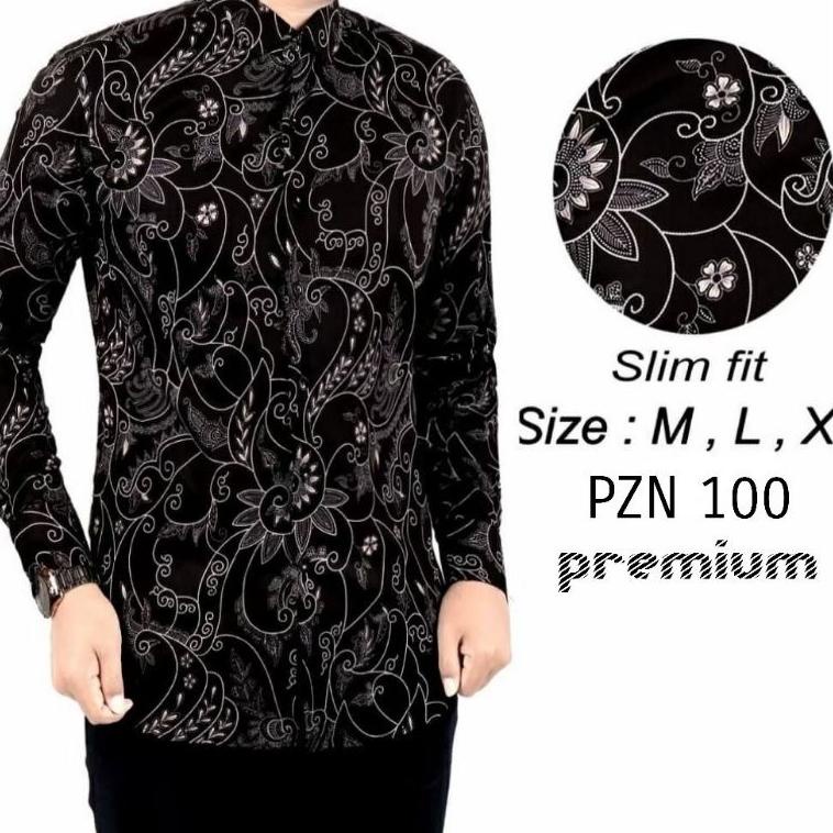 MURAH MERIAH BATIK MEWAH PREMIUM //Batik pria slimfit asli