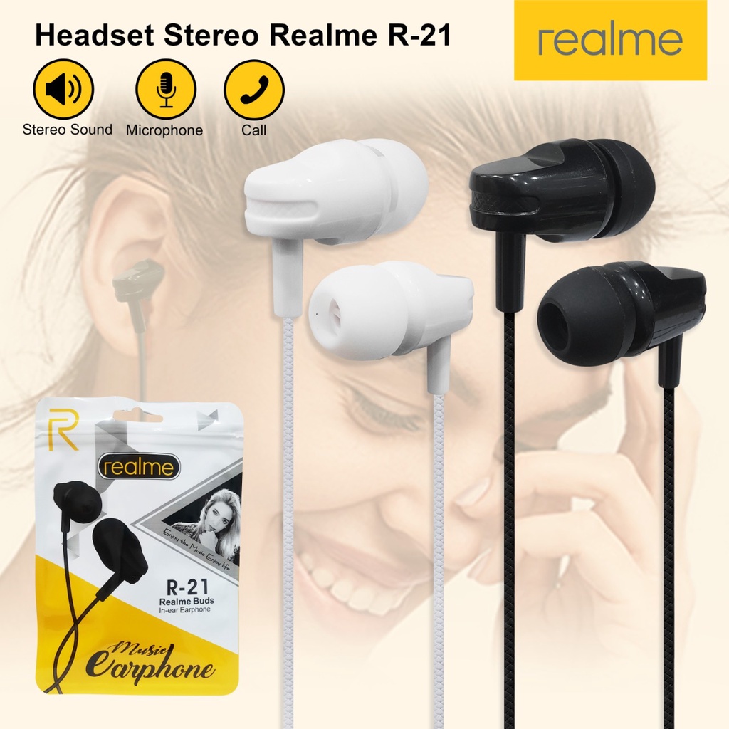 HEADSET/HF/HANSFREE REALME MA-10/HM-12/R24/R34/R33/R24/R31
