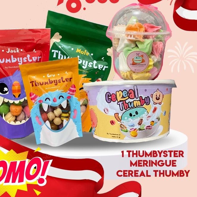 

♚ PAKET HEMAT 1 Macaron Thumbyster, Meringue, Cereal ◘