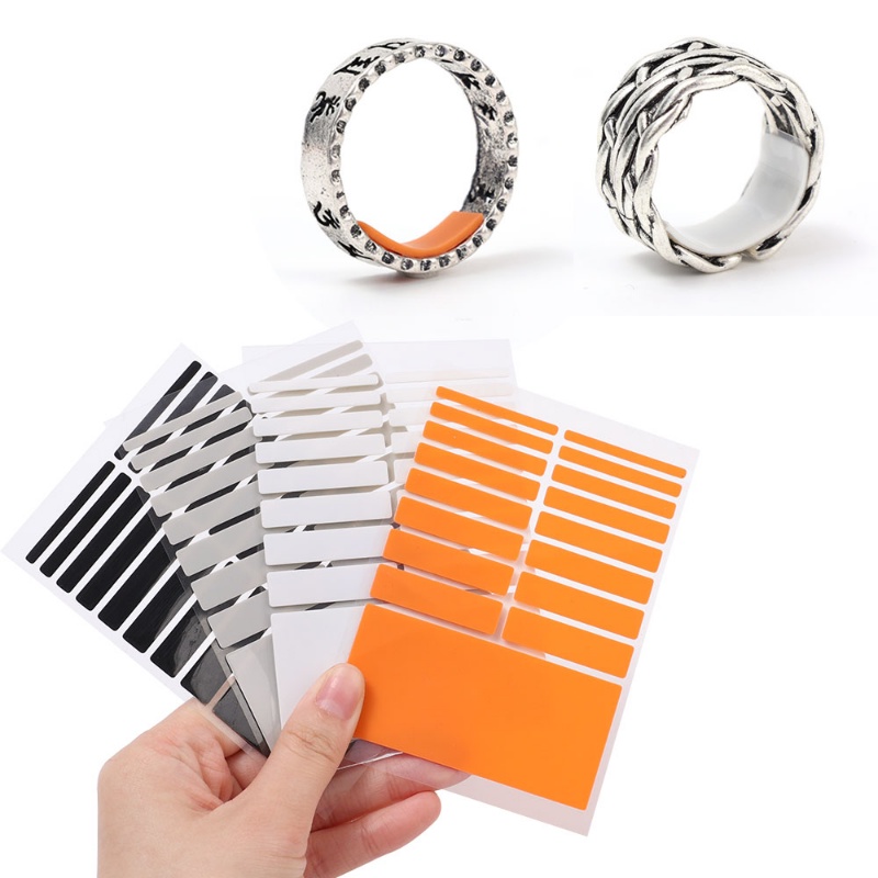 [HOT Sale] Self-adhesive Tool Invisible Single sided Pad Ring Size Menyesuaikan Anti-slip Traceless Silikon Ring Adjustment Pad 1Sheet Square