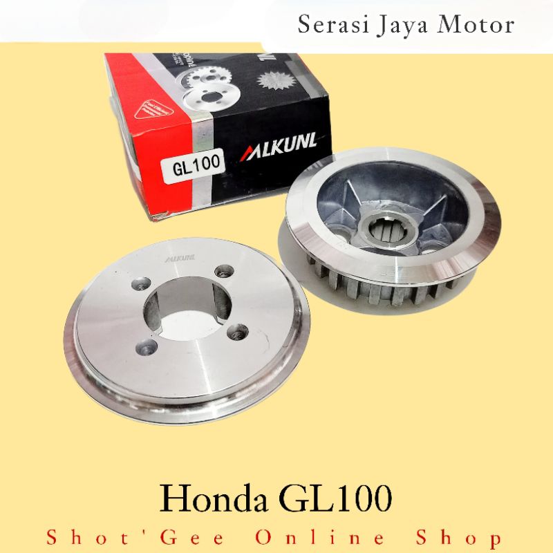 KAKI 4+LAWAN GL100/CB100 / RUMAH KOPLING GL100