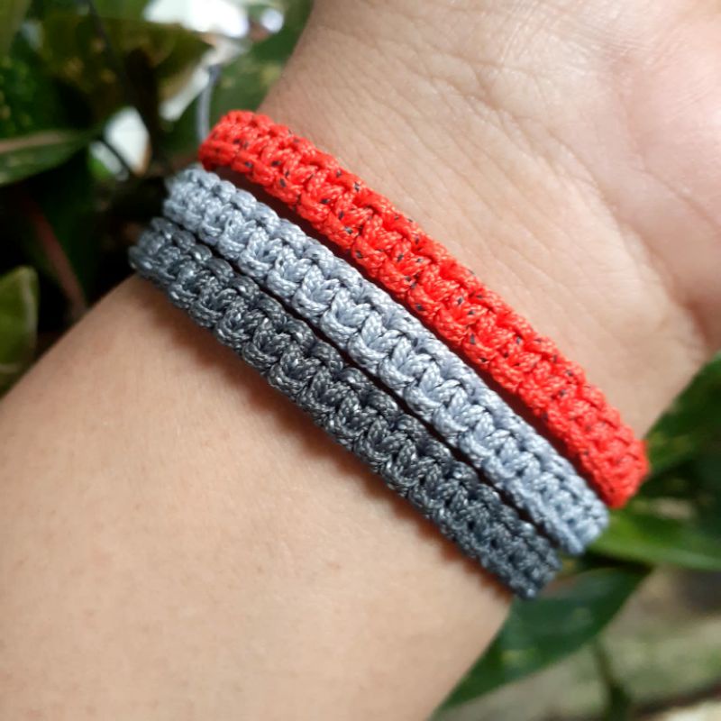 Gelang Prusik Cobra Mini Adjustable Perusik Gunung Microcord Paracord Cocok Untuk Pria Dan Wanita