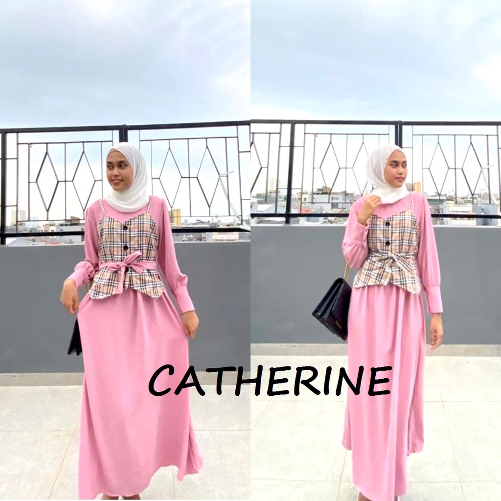 DRESS MAXI SALWA/PAKAIAN WANITA MUSLIM/GAMIS WANITA