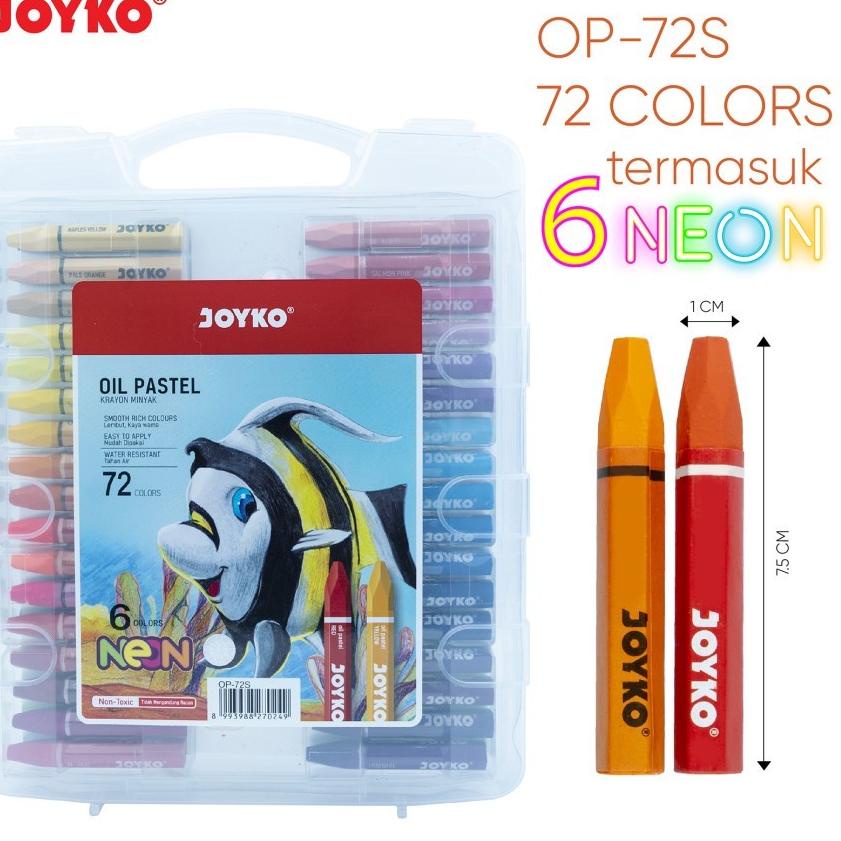 

M25 Crayon Oil Pastel Krayon Minyak JOYKO 72 Warna BELANJA MURMER Ł