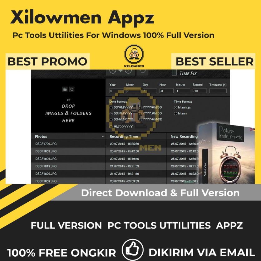 [Full Version] Picture Instruments Time Fix Pro PC Tools Software Utilities Lifetime Win OS