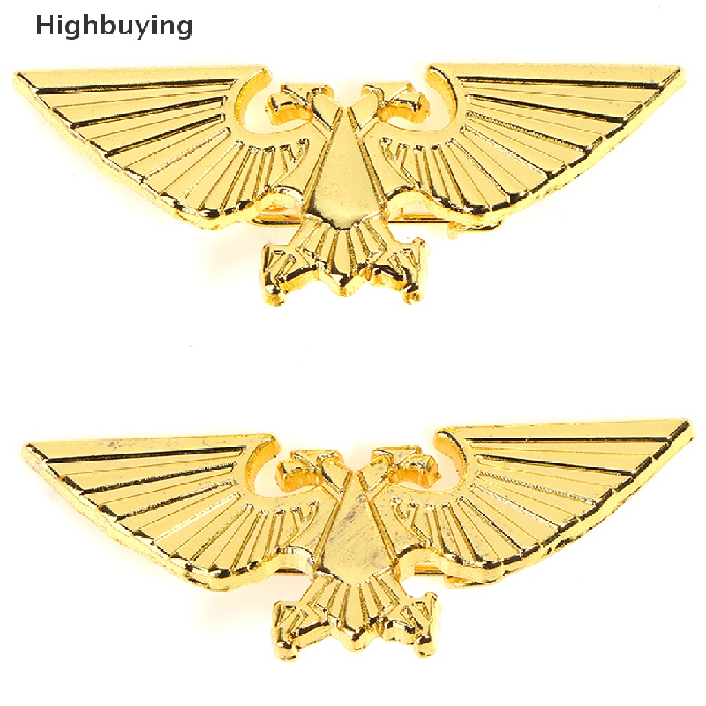 Hbid 1pc Golden Double Head Eagle of Empire badge Imperial Aquila Pin Bros 2021kuliahan