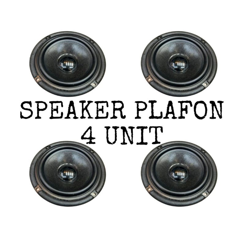 Paket Speaker Plafon 3R 5 Inch 4 Titik Buat Cafe ,Klinik, Restoran, Bisa Buat Panggilan