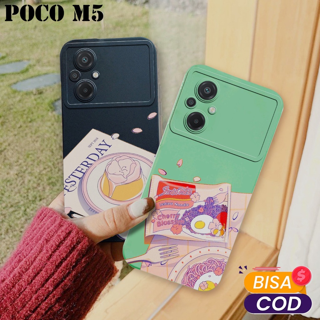 PRO CAMERA POCO M5 - SOFTCASE POCO M5 - CASE HP POCO M5 - CASING HP POCO M5 - MACAROON POCO M5 - KES