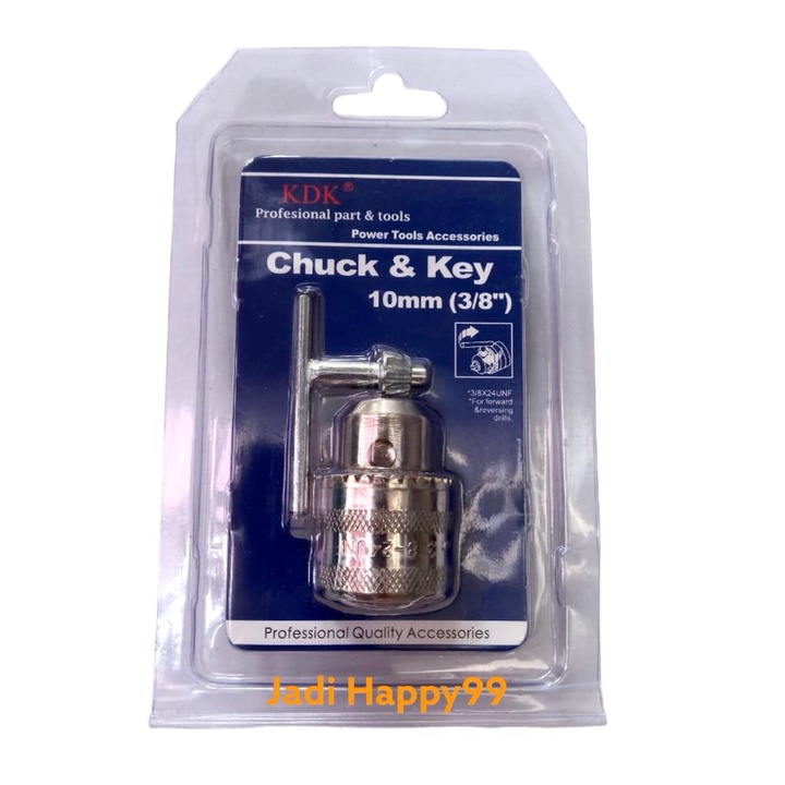 KEPALA BOR 10MM KDK / KEPALA BOR 10MM BLISTER / KEPALA BOR LISTRIK 10MM / KEPALA BOR DRAT 10MM / KEP