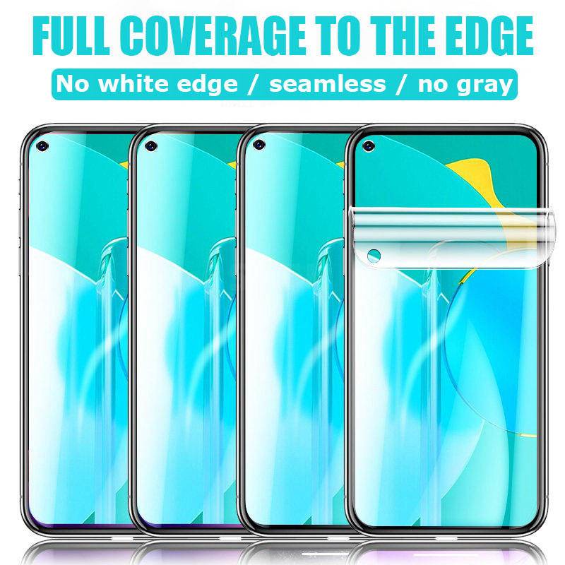 3pcs Film Hydrogel Untuk OPPO A96 A95 A94 A93 A92 A91 A76 A74 A73 A72 A54 A53 A52 A33 Pelindung Layar Untuk OPPO A31 A16K A16 A15 A15S A12 A5 2020