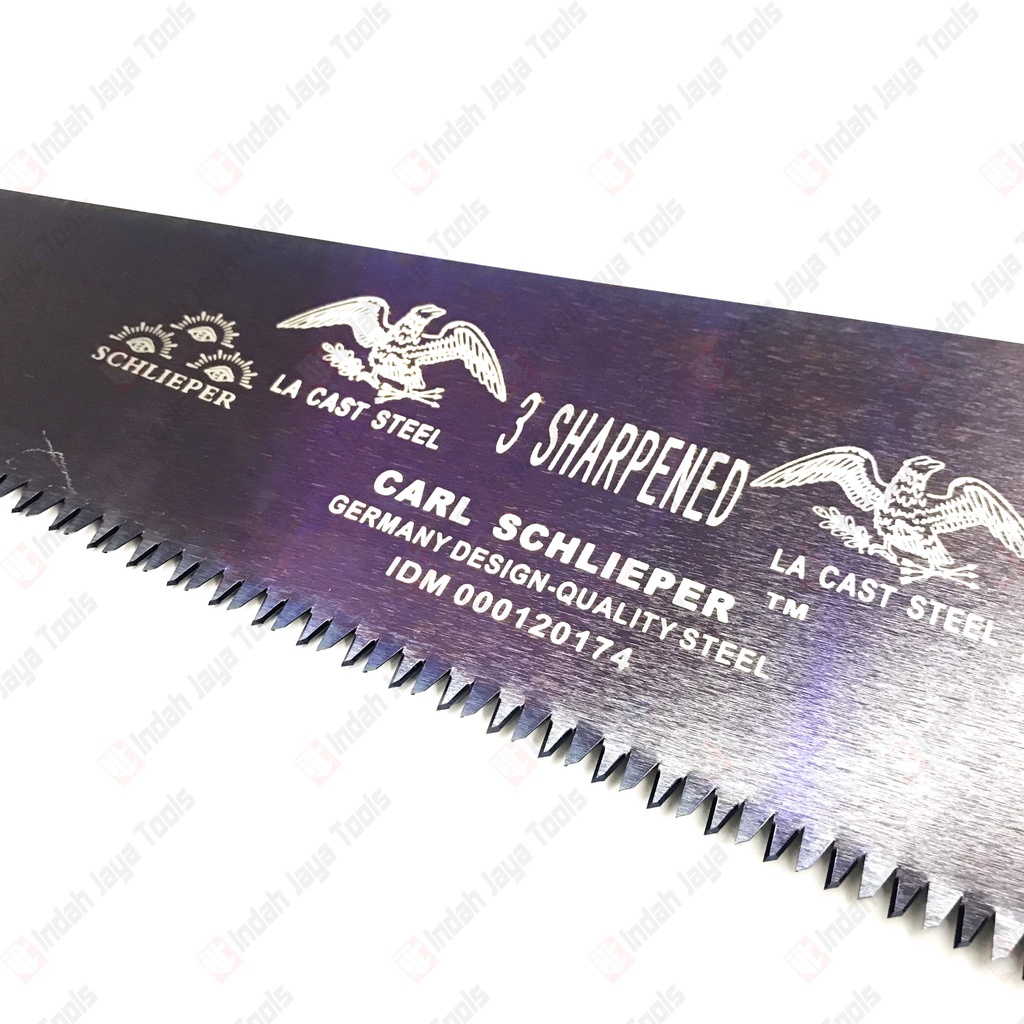CARL SCHLIEPER Gergaji Kayu Gorok 18 Inch GAGANG KARET cap mata