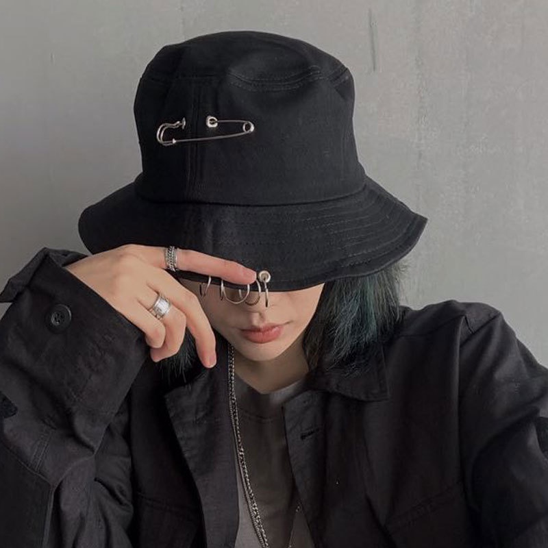 Topi Nelayan Trend Versi Korea Retro Gelap