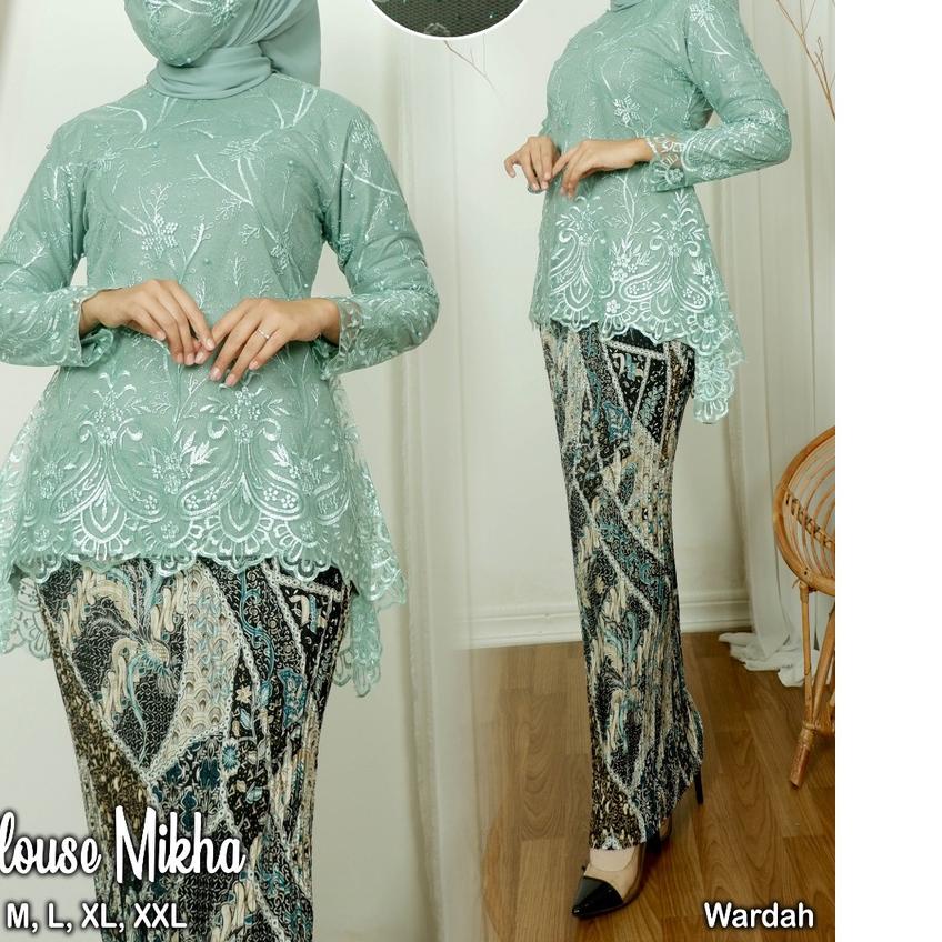 ➷ SET KEBAYA TULLE MIKHA - KEBAYA MODIS KEKINIAN - KEBAYA CANTIK - MODEL KEBAYA TERLARIS 2022 - KEBA