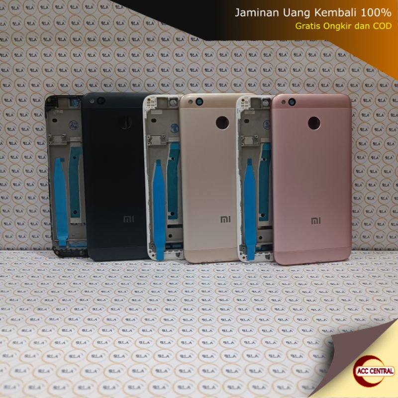 Housing Backdoor + Frame LCD Xiaomi Redmi 4X / 4X Prime | Fullset Backcover Back casing Cover + Tula