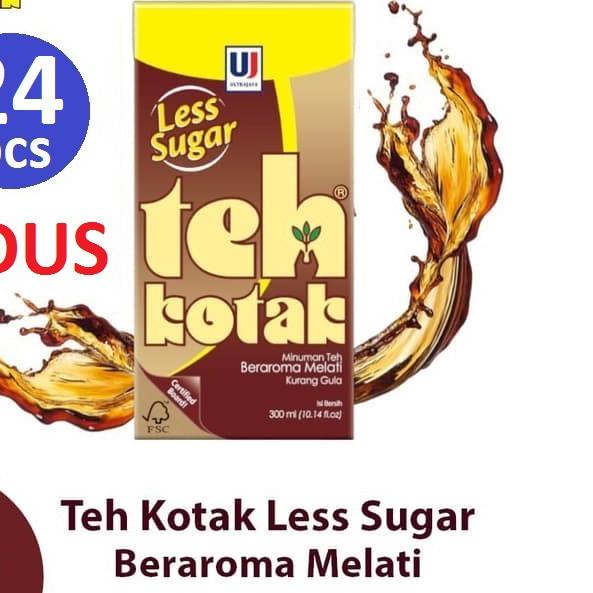 

❀ TEH KOTAK ULTRA JASMINE LESS SUGAR 300 ml ( HARGA 1 DUS ISI 24 PCS ) ✈