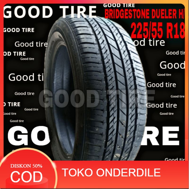 BRIDGESTONE DUELER 225-55-18 R18 RING 18 COPOTAN SEKEN SECOND BEKAS BAN HARRIER