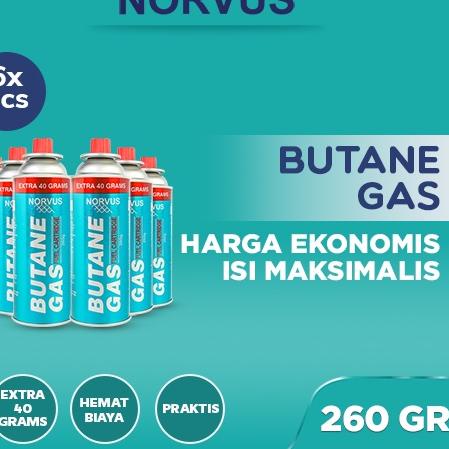 ◌ Butane Gas Bundling 6x 260g - NORVUS ➪