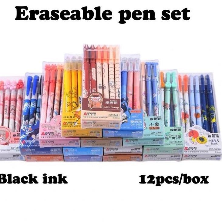 

Kirim LANGSUNG (12pcs) pena bisa hapus/pen gel hapus/erasable pen/pen hapus lucu fancy ODEMEI 0GF!!