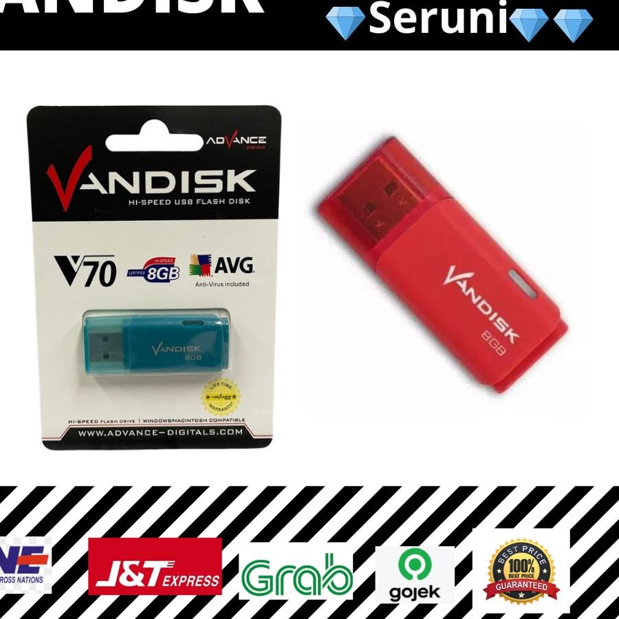 Promo | KP8 | Flashdisk Vandisk 8 gb Model V70 Original