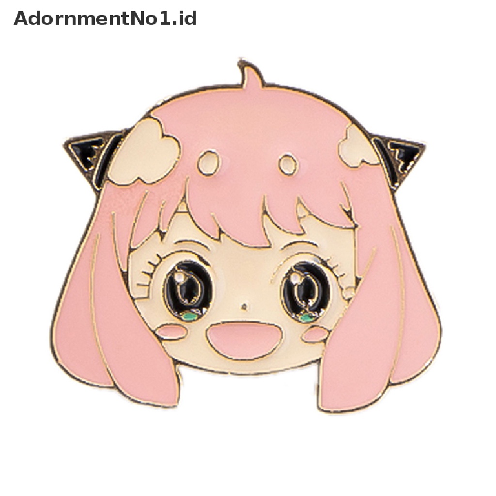 [AdornmentNo1] Terbaru Logam Enamel Pin Bros Senja Yor Forger Anya Forger Lucu Kepala Lapel Pin Lencana Aksesoris Perhiasan Anime [ID]