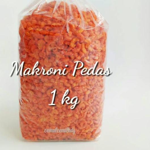 

♥ CCB - Makaroni Pedas 1 kg FREE DUS / makaroni pedas kiloan / makaroni kiloan / kiloan / makroni ➫