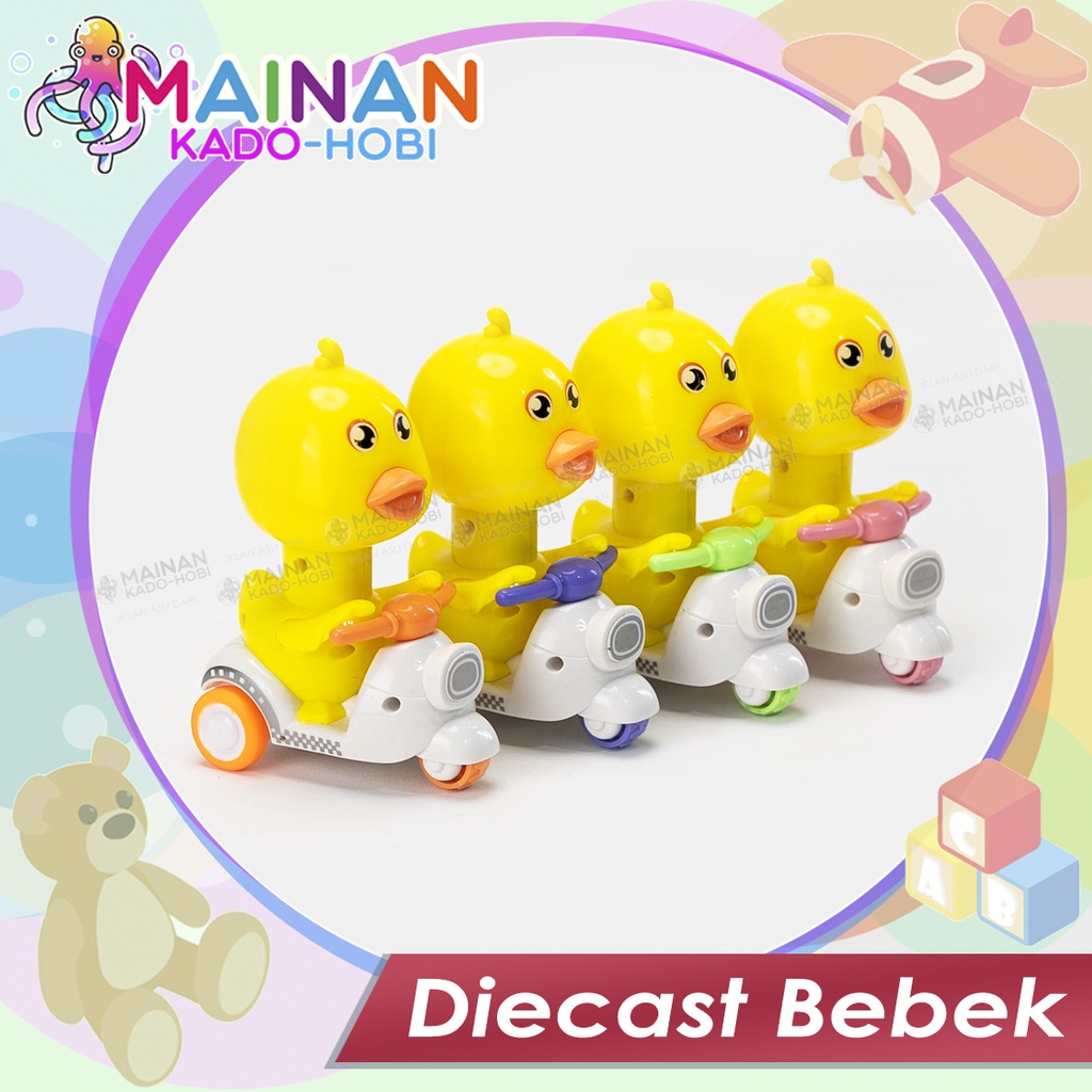 KADO LEBARAN MAINAN ANAK PRESS CAR SEPEDA MOTOR VESPA KARAKTER BEBEK SUPERHERO ANIMAL LOL MICKEY