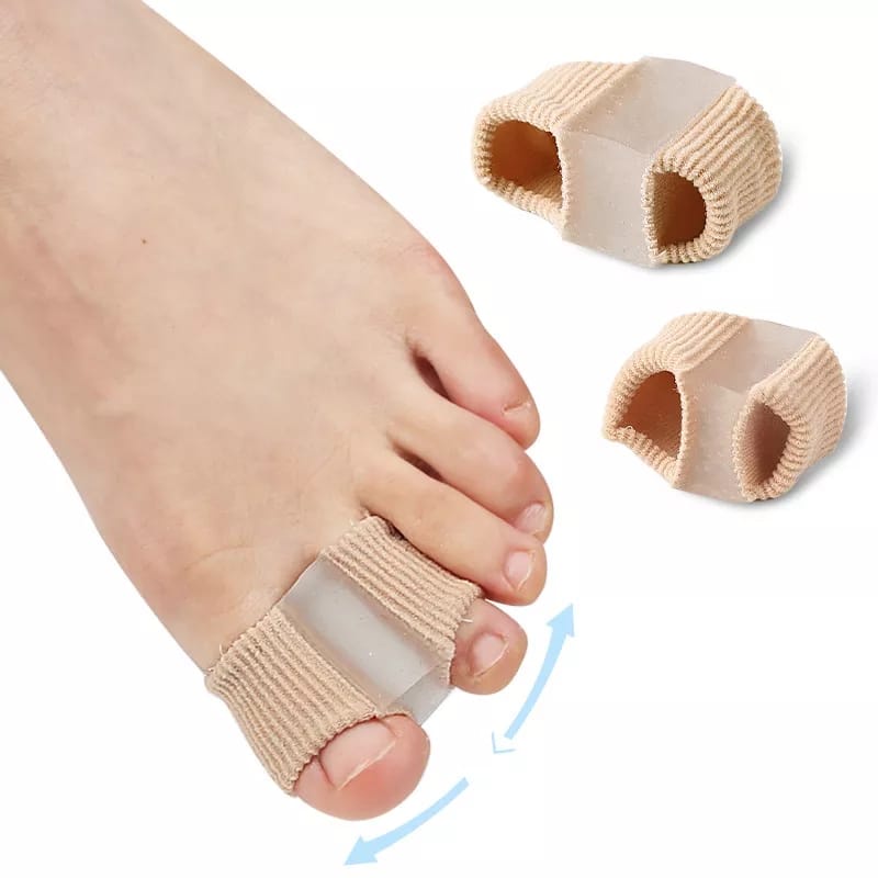 INSOLE GEL SILIKON PEMISAH JARI KAKI BUNION TOE CORRECTOR