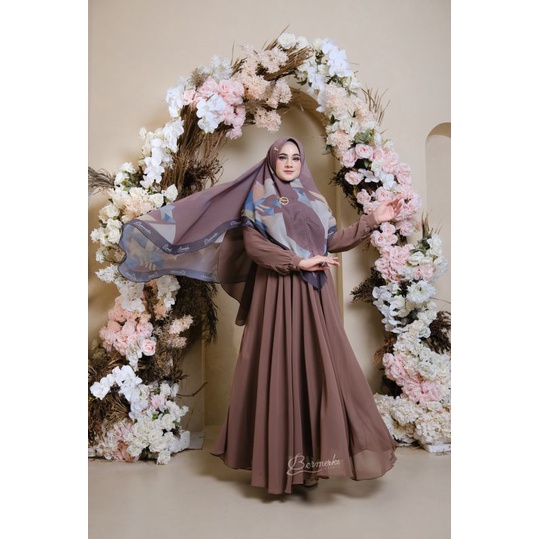 GAMIS ORY BERMERK MECCA SET SYARI
