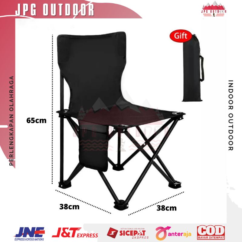 Kursi Lipat Outdoor Portable Mancing Camping Piknik Folding Chair