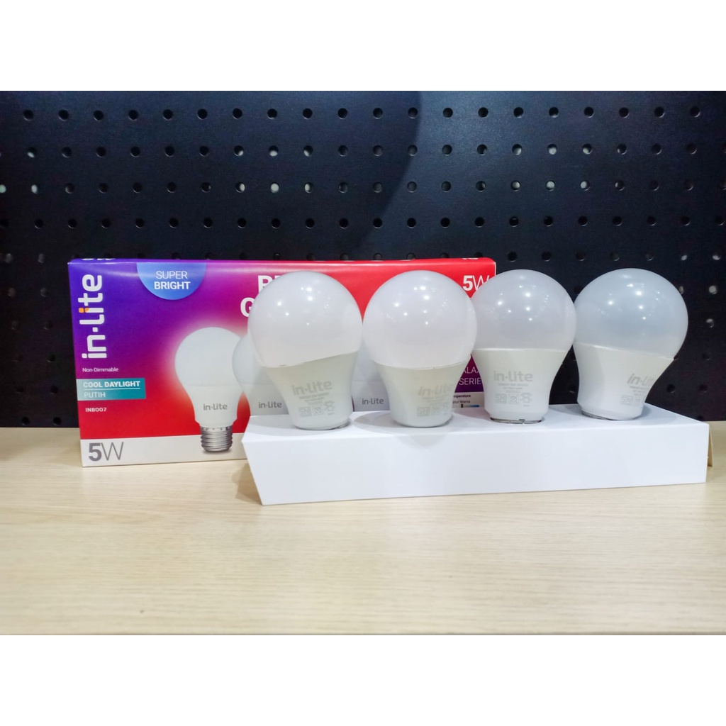 Pack Beli 3 Gratis 1 Lampu Led IN LITE 5w Paket IN-LITE 5w