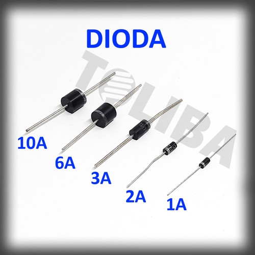 Dioda 1a 2a 3a 6a Diode 1 , 2 , 3 , 6 A Ampere