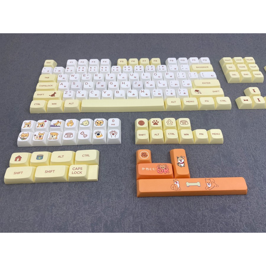 HACHIKO Keycap Set Mechanical Keyboard PBT Dye Sub