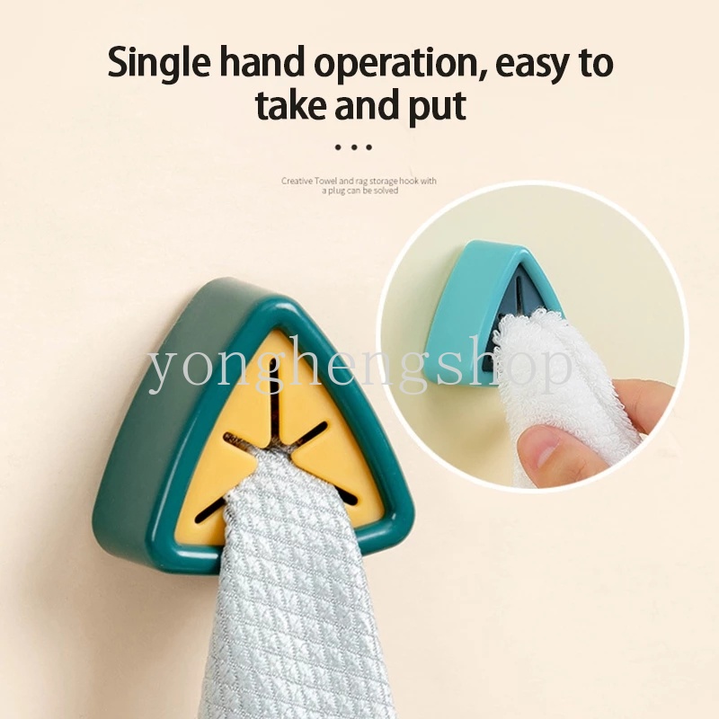 Rak Holder Penyimpanan Handuk Model Klip Untuk Kamar Mandi