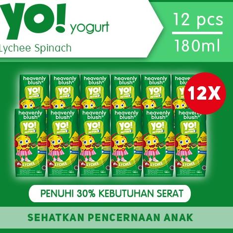 

♂ Yogurt Heavenly Blush YO! Lychee Spinach [12 x 180 ml] ☪