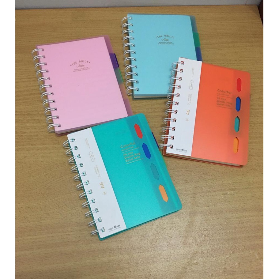 notebook spiral/buku catatan spiral A6
