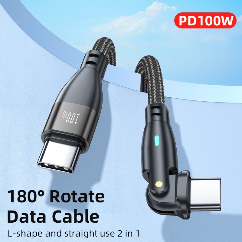 Kabel Data Fast Charge Rotasi 180derajat Kabel Pengisian Data Cepat Untuk Micro Type C