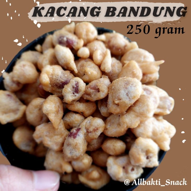 

CEMILAN MURAH KACANG BANDUNG Netto.250gram