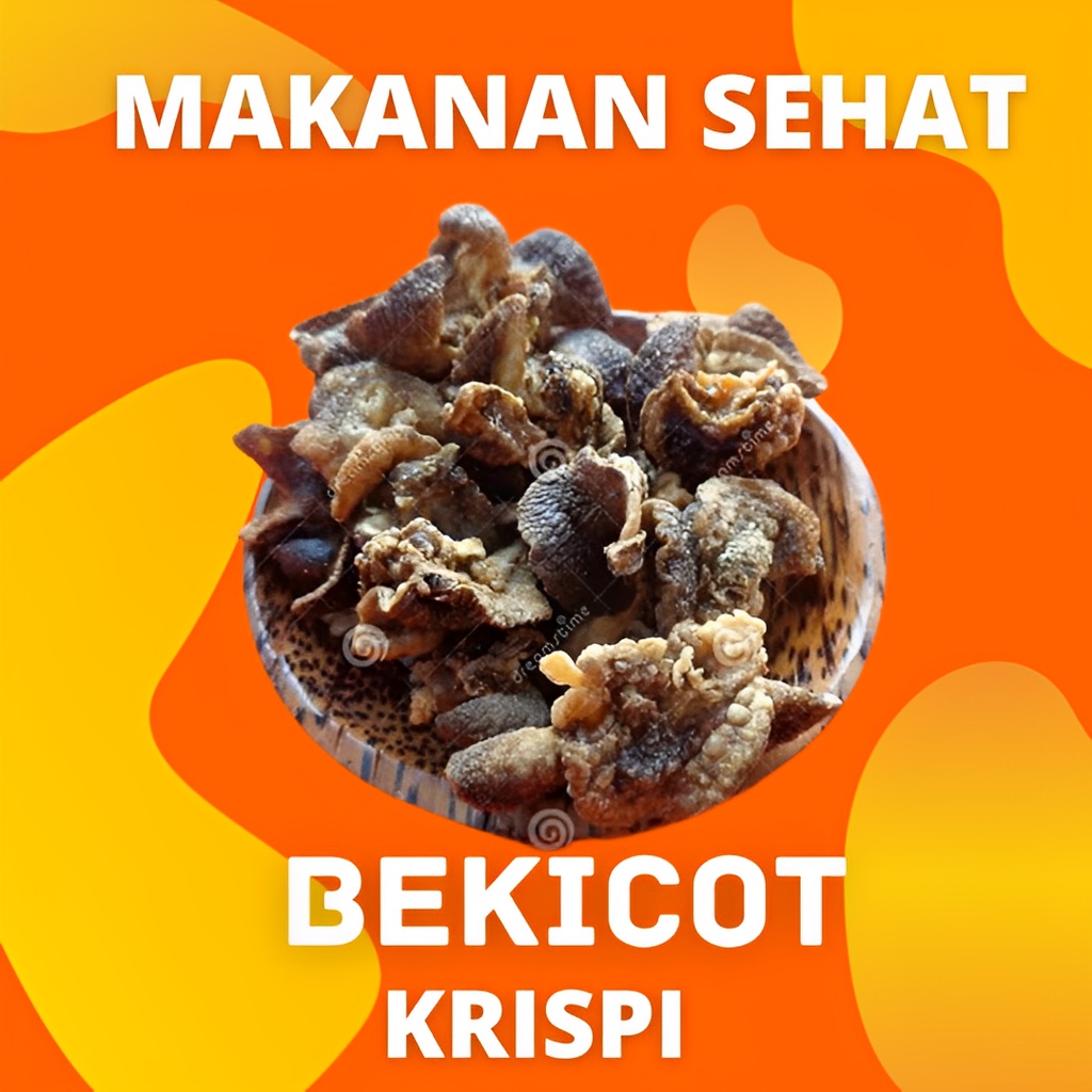 

Kripik Bekicot 500gr Keripik Siap Makan Gurih Jos
