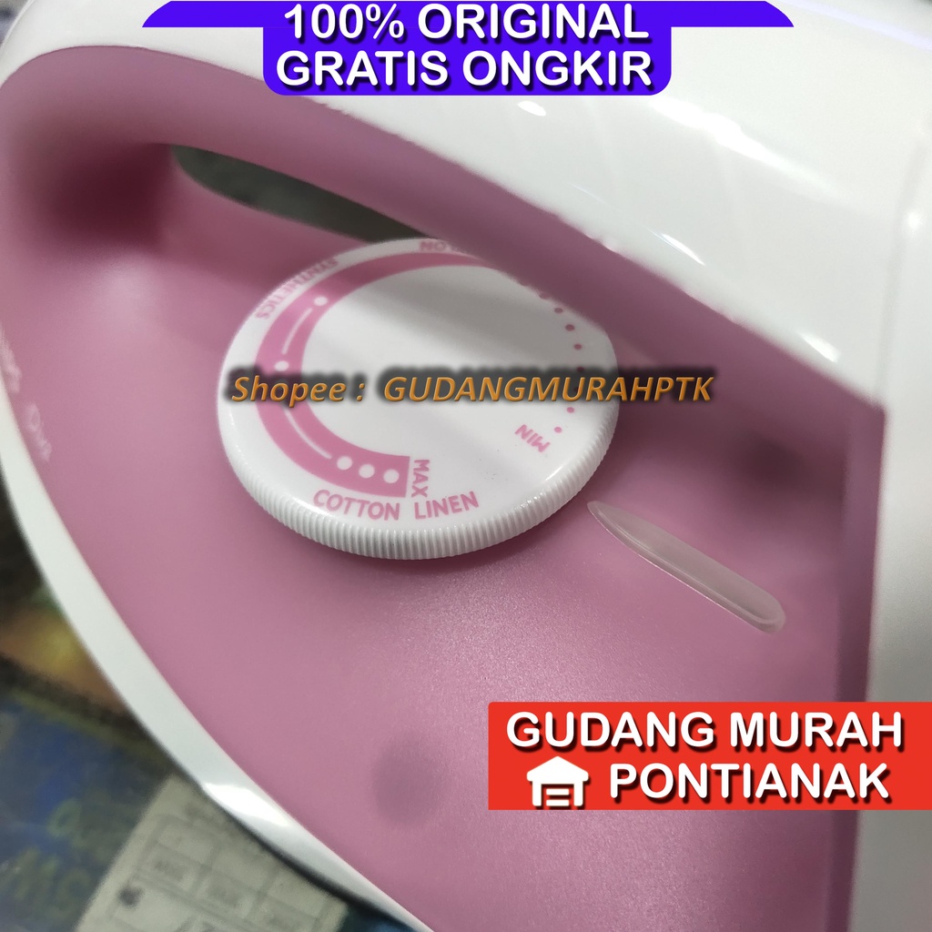 Setrika Philips GC 122 Gosokan Rapi diva iron PINK NEW Warna Baru