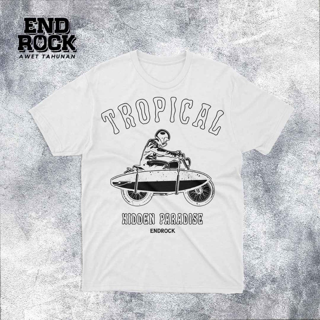 Kaos Distro Original Endrock Tema Surf Motor