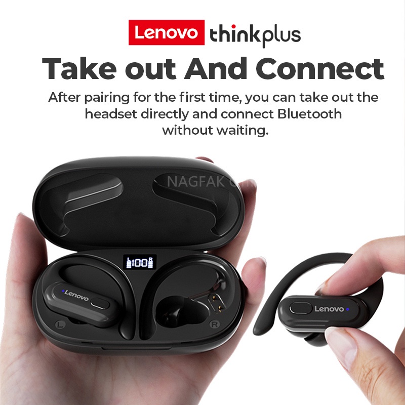 Thinkplus Lenovo XT60 True Wireless Bluetooth 5.3 Earphone Sport TWS HiFi stereo with Mic