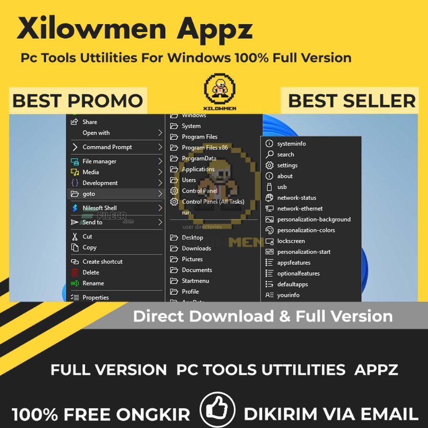 [Full Version] Nilesoft Shell Pro PC Tools Software Utilities Lifetime Win OS
