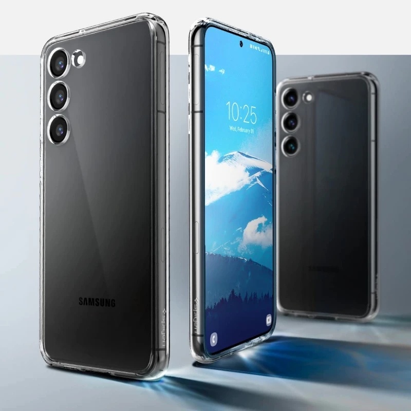 Transparan Lembut Silikon Ultra-Tipis Ponsel Case Ponsel Perlindungan Penuh Tubuh TPU Bening Cover Basic Phone Cover Untuk Samsung S23/S23 Ultra/S23