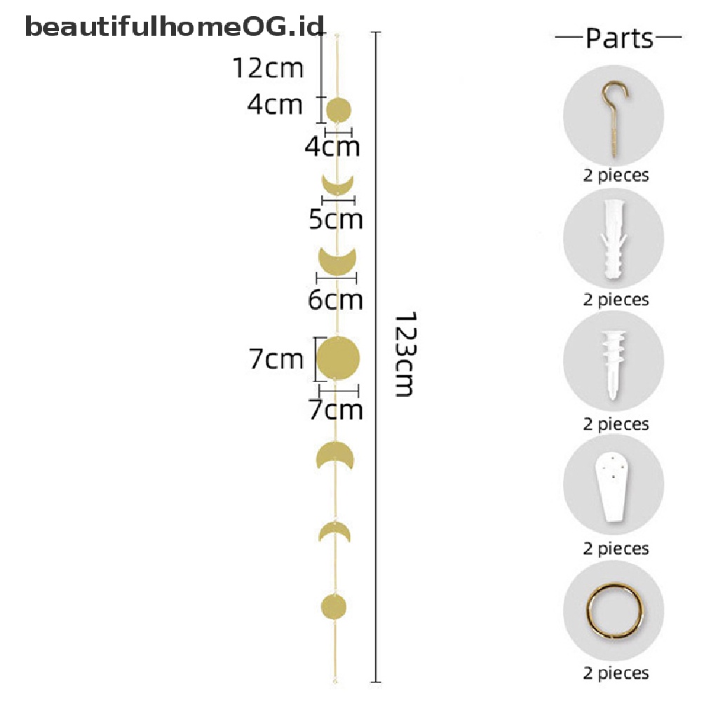 // Beautifulhomeog.id// Eid Mubarak Ramadhan Kareen Decor Alphabet Pendant Craft Untuk Dekorasi Ramadhan **