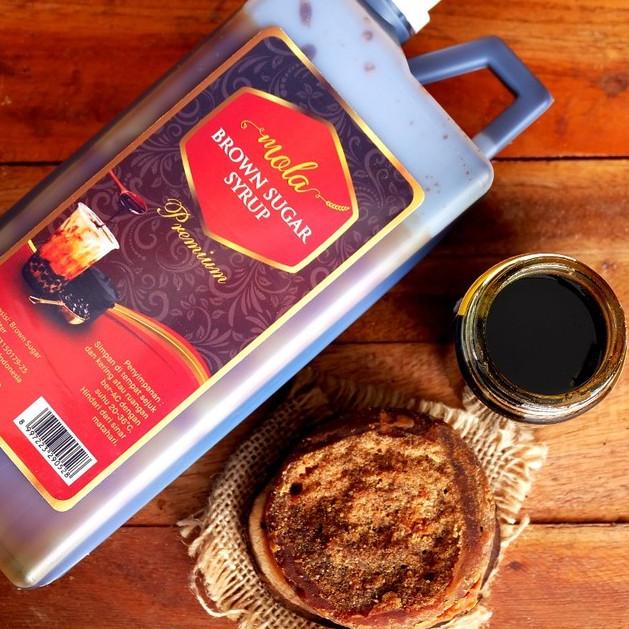 

℗ Mola Brown Sugar Cair 1 Liter Premium seperti Xing Fu Tang, Tiger, Kokumi Sugar dll ➹