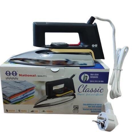 (BISA COD) Setrika Anti Lengket Nasional QQ / Setrika Nasional QQ Ber SNI Flash Sale