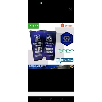 TEMPER GLAS BLUE CERAMIC MATTE ANTI GORES FOR OPPO A54